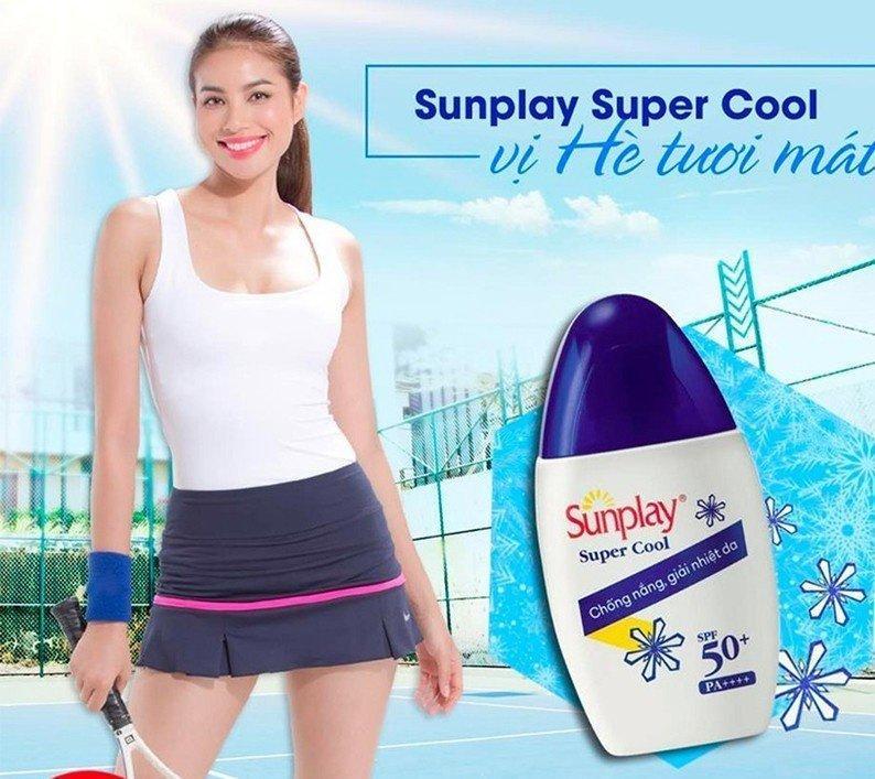 Người mẫu, hoa hậu Phạm Hương đã từng là đại sứ thương hiệu vô cùng thành công của Sunplay trong quãng thời gian dài. (Ảnh: internet)