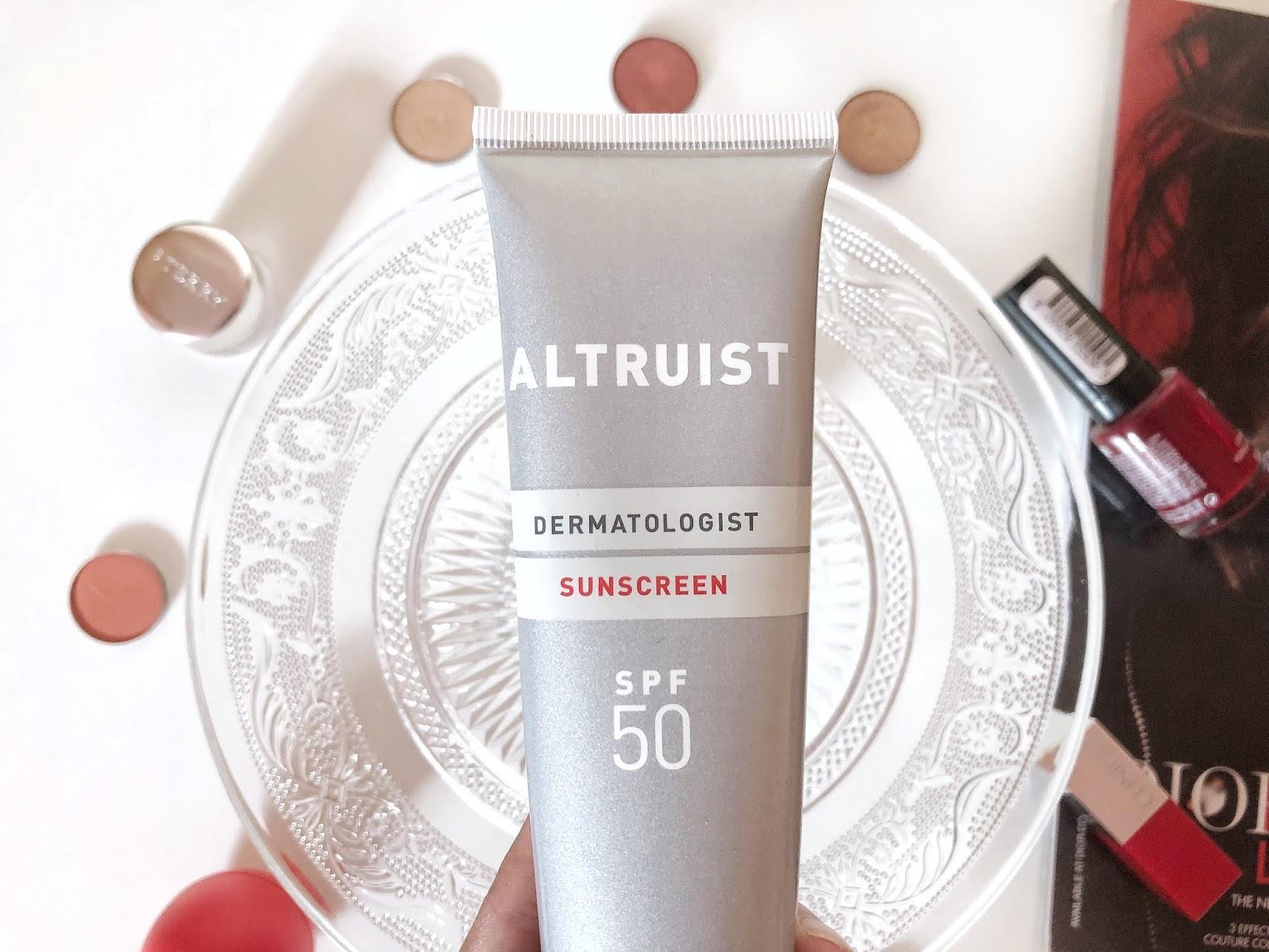 Kem chống nắng Altruist Dermatologist Sunscreen SPF 50 (Nguồn: Internet).
